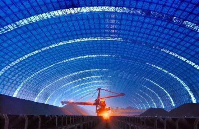 平顶山亿优钢构工程师为您解析原料场封闭技术的特点和类型